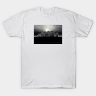 Dark Art Forest in the Fog / Swiss Artwork Photography T-Shirt